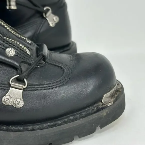 Harley-Davidson Men’s Brake Light Leather Riding Boots - BLACK - Picture 6 of 14